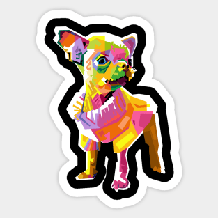 Chihuahua Pop Art Sticker